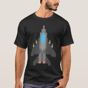 T-shirt Conception Retro Fighter Jet