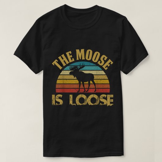 T-shirt Conception Rétro « L'élan est lâché » (Design devant)