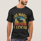 T-shirt Conception Rétro « L'élan est lâché » (Devant)