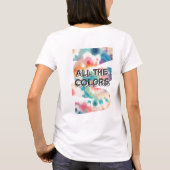 T-shirt Conception Rétro Pastel Tie-Dye (Dos)