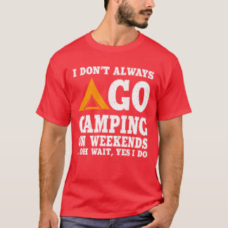 T-shirt Conception rétro pour amateur de camping drôle