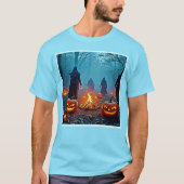 T-shirt Conception rituelle d'Halloween éffrayant (Devant)