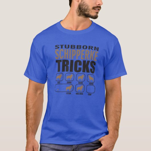 T-shirt Conception Schipperke Têtu Pour L'Amour Du Chien P (Devant)