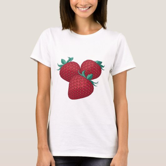 T-shirt Conception Sharp Silver TROIS FRAISES (Devant)