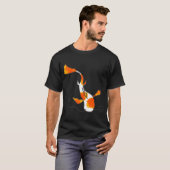 T-shirt Conception simple de carpe koï (Devant entier)
