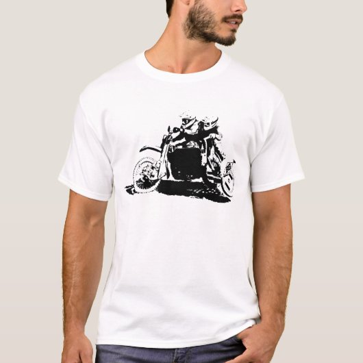 T-shirt Conception simple de Sidecarcross (Devant)