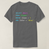 T-shirt Conception SQL amusante pour les programmeurs SQL  (Design devant)