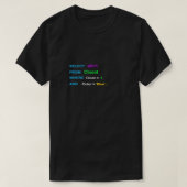 T-shirt Conception SQL amusante pour les programmeurs SQL4 (Design devant)