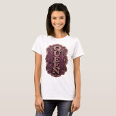 T-shirt Conception sur mesure Bold Gold REINE (Devant entier)
