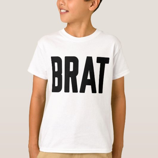 T-SHIRT CONCEPTION SWEATSHIRT BRAT (Devant)