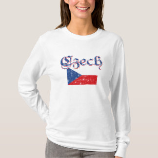 T-shirt Conception tchèque de drapeau
