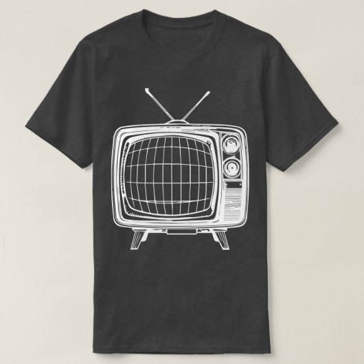 T-shirt conception télévisuelle rétro 1 (Design devant)