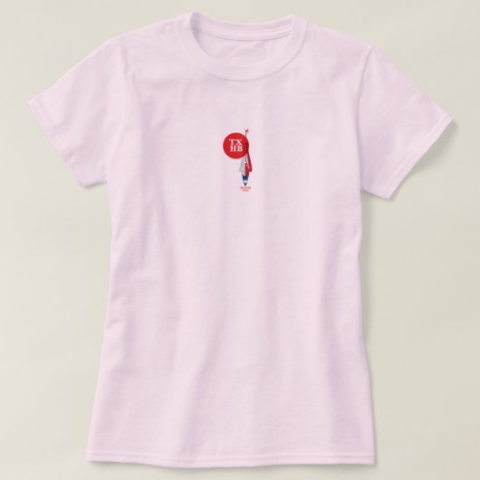 T-shirt Conception Texas Heli Bash 4. Gris (Design devant)