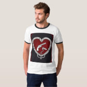 T-shirt Conception traditionnelle américaine de tatouage a (Devant entier)