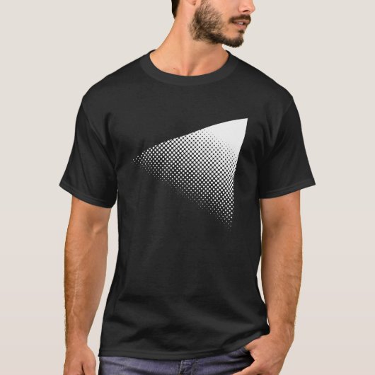 T-shirt conception triangulaire géométrique (Devant)