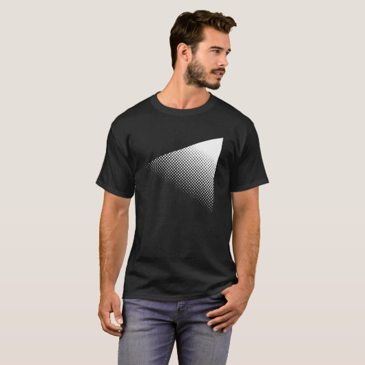 T-shirt conception triangulaire géométrique (Devant entier)