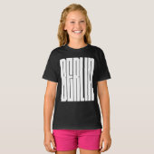 T-shirt conception typographique de la ville de Berlin (Devant entier)