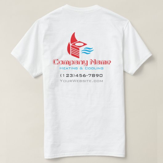 T-shirt Conception uniforme de logo de CVC moderne (Design dos)