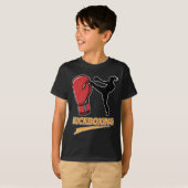 T-shirt Conception unique de gant de boxe de kickboxing (Devant entier)