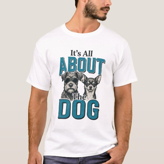T-shirt Conception vectorielle de citation d'amant de chie (Devant)