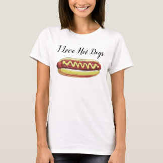 T-SHIRT CONCEPTION VECTORIELLE DE FOODIE HOTDOG