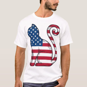 T-shirt Conception vectorielle de gravure vintage de chat