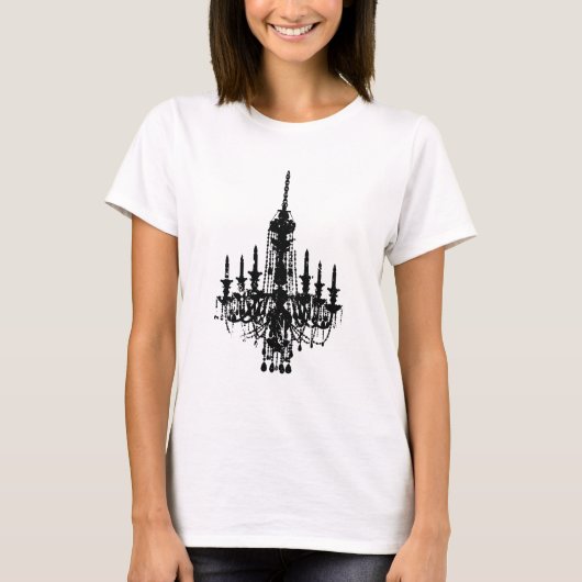 T-shirt conception vintage de lustre (Devant)