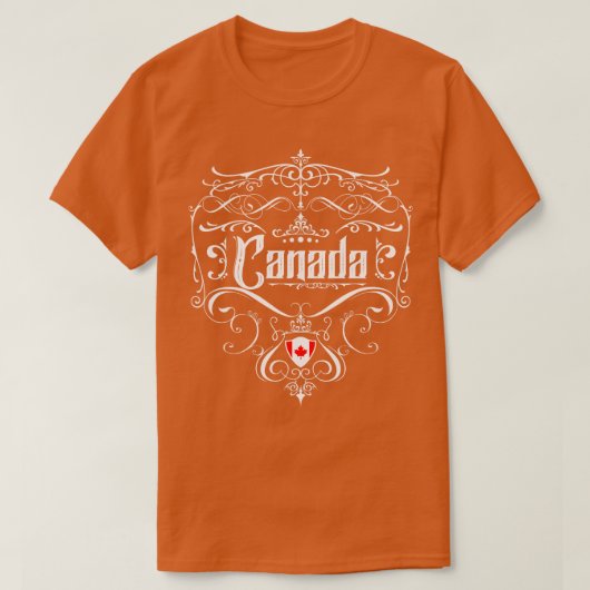 T-shirt Conception Vintage du Canada (Design devant)