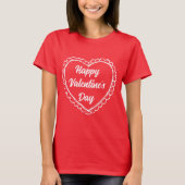 T-shirt CONCEPTION vintage HEUREUSE SAINTE-VALENTIN CARDIA (Devant)