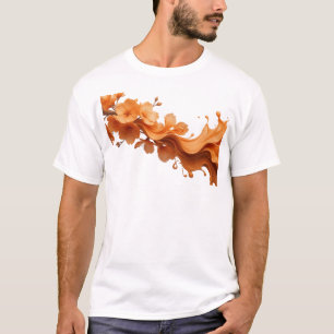 T-shirt Conception visuelle de FLEURS ABSTRAITES accrocheu