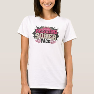 T-shirt Conception visuelle dynamique de visage sobre au r