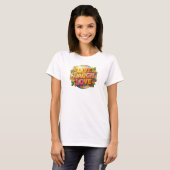 T-shirt Conception visuelle LIVE RIRE AMOUR Expressive (Devant entier)