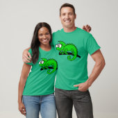 T-shirt Conceptions d'animal de cool de hippie de caméléon (Unisexe)
