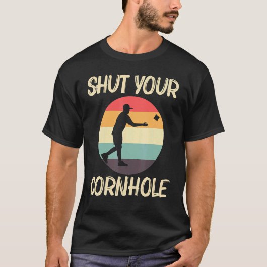 T-shirt   Conceptions de Cornhole pour hommes femmes Lance (Devant)