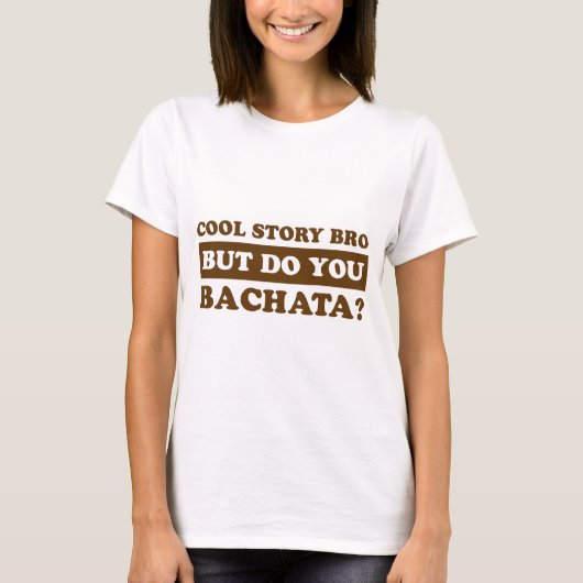 T-shirt conceptions de danse de bachata (Devant)