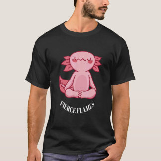 T-shirt Conceptions de dragon de yoga drôles mignonnes fla