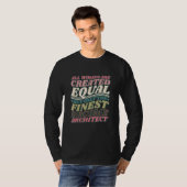 T-shirt Conceptions de femmes d'architecture, Architecte A (Devant entier)