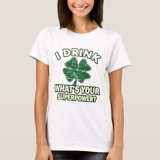 T-shirt Conceptions de jour de St Patrick frais (Devant)