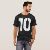 T-shirt Conceptions de maillots numérotés uniformes pour l (Devant entier)