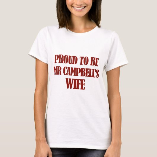 T-shirt Conceptions de Mme campbell (Devant)