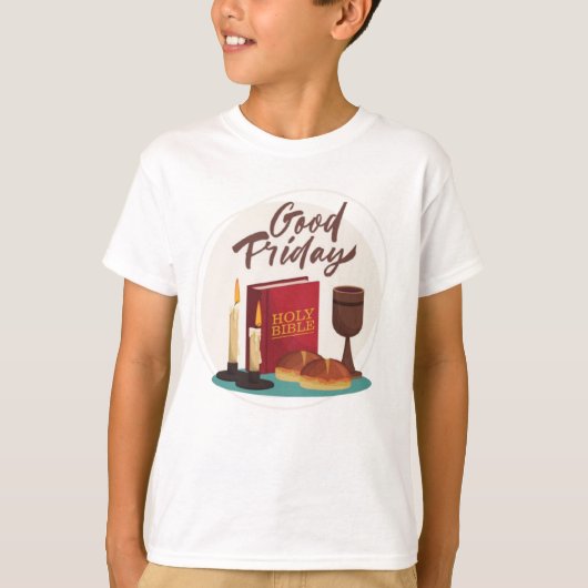 T-shirt Conceptions de POD pour le Vendredi Saint qui conv (Devant)