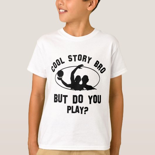 T-shirt conceptions de polo d'eau froide (Devant)