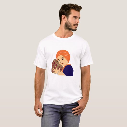 T-shirt conceptions de style de singh (Devant entier)