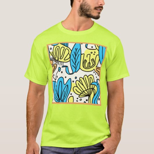 T-shirt Conceptions d'océan simples Art (Devant)