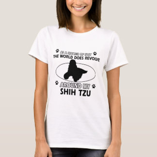 T-shirt Conceptions drôles de tzu de shih