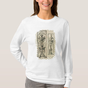 T-shirt Conceptions esquissées pour les panneaux fleuris
