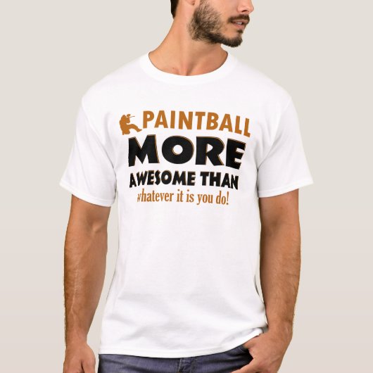 T-shirt Conceptions fraîches de Paintball (Devant)
