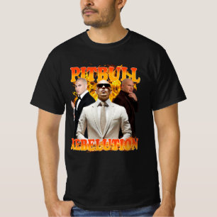 T-shirt concert pitbull 90s