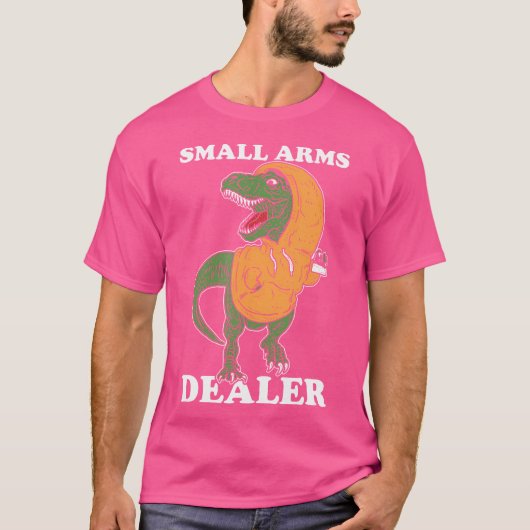 T-shirt Concessionnaire d'armes légères - T Rex Funny Dino (Devant)