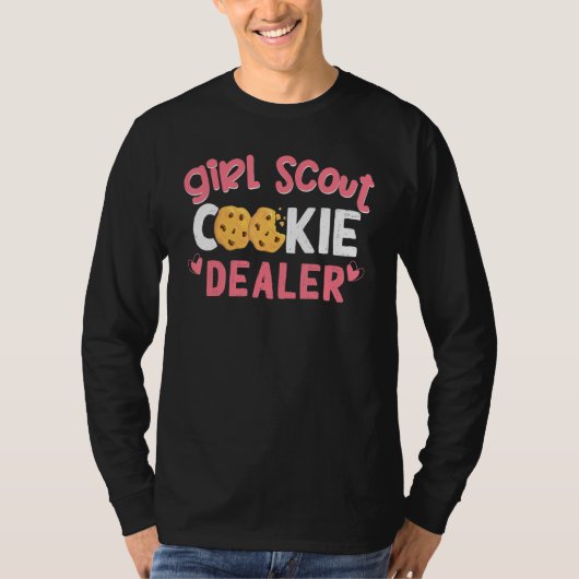 T-shirt Concessionnaire De Cookies Scout Pour Filles Boula (Devant)
